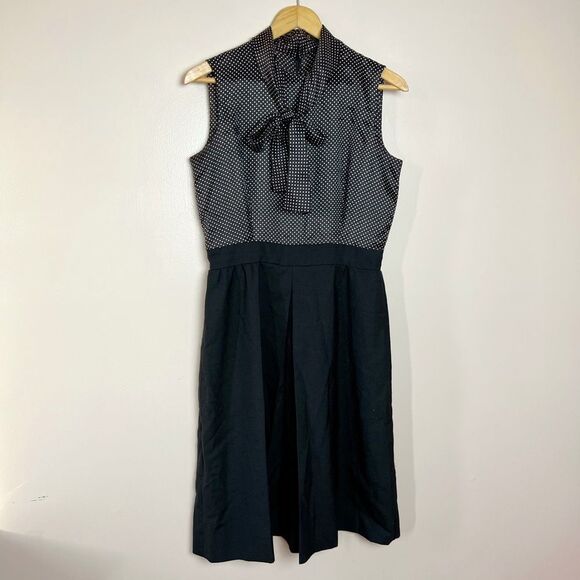 CLEARANCE! Vintage 60s Polka Dot Dress Size 6-8 VGUC - Picture 3 of 9